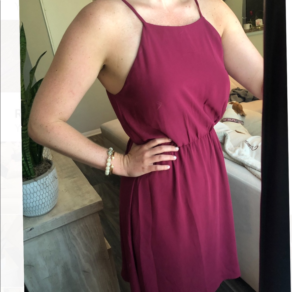 LUSH XL burgundy dress